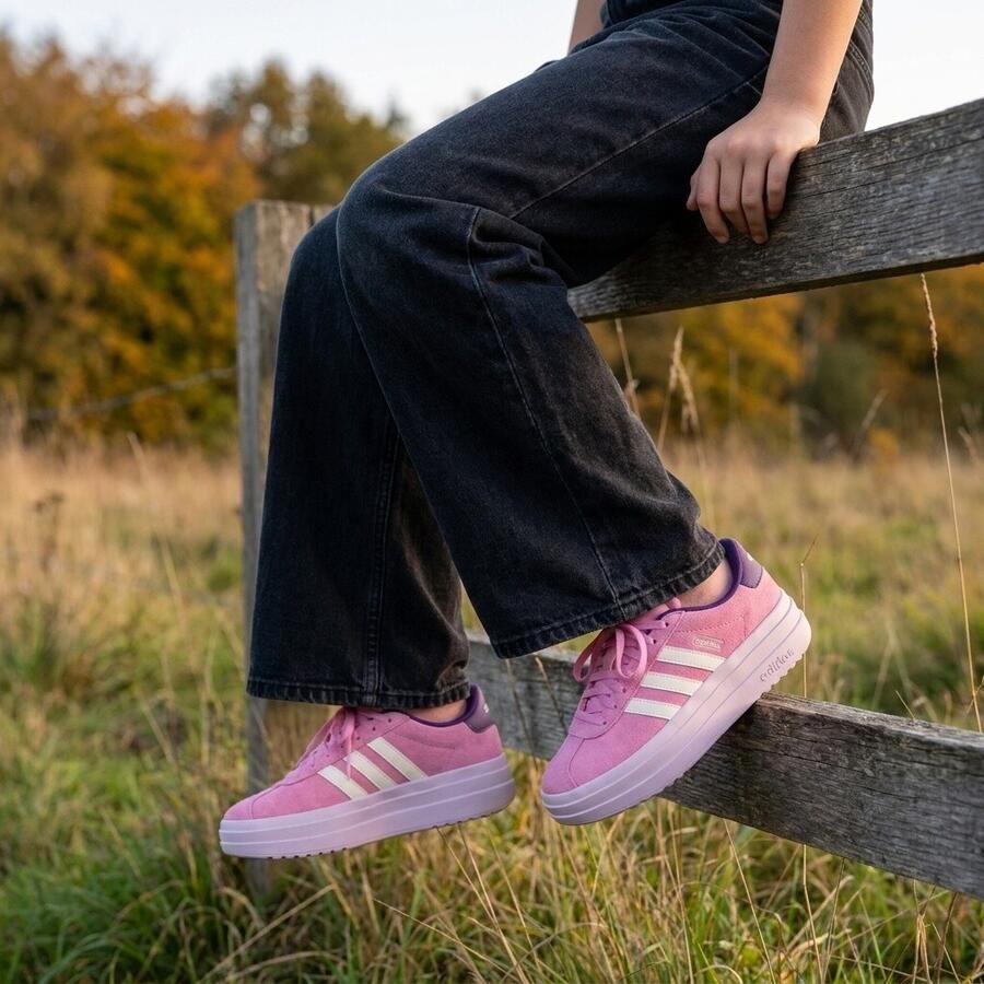 Adidas VL Court Bold Sneakers roze Dames