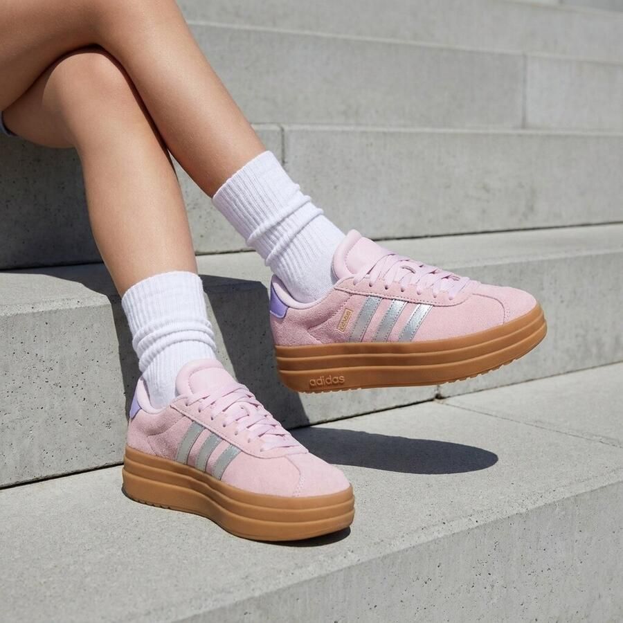 Adidas Sportswear VL Court Bold Lifestyle Schoenen Kids Kinderen Roze - Foto 2