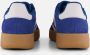 Adidas Barreda heren sneakers blauw wit 1 3 Echt leer Uitneembare zool - Thumbnail 2