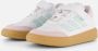 Adidas Sportswear Courtblock sneakers wit lichtblauw roze gum Jongens Meisjes Imitatieleer 35 - Thumbnail 2