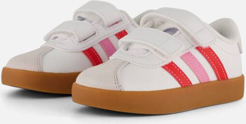 Adidas VL Court 3.0 Sneakers wit Imitatieleer