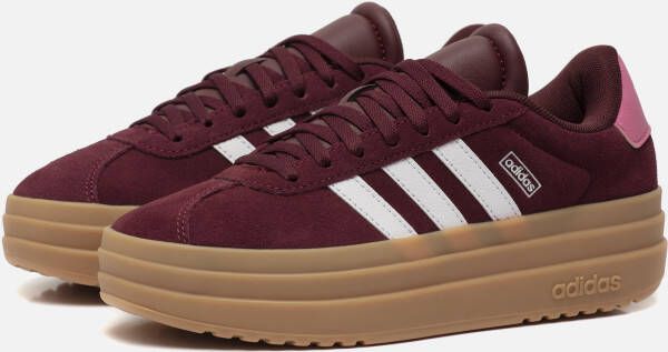 Adidas Sportswear VL Court Bold suède sneakers donkerrood wit Suede 38 2 3 - Foto 3
