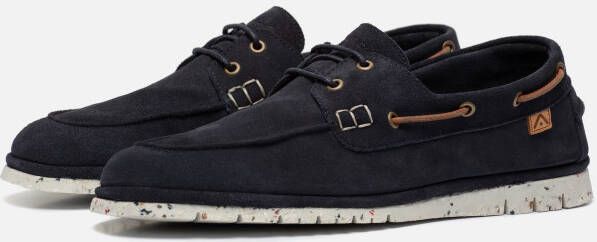 Ambitious Amber Instappers blauw Suede