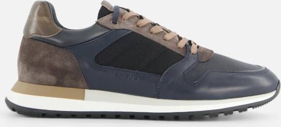 Ambitious Grizz Navy Sneakers blauw Leer