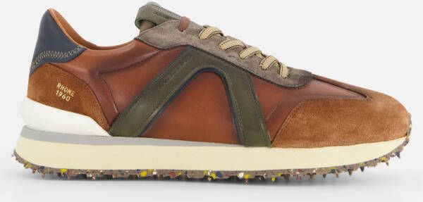 Ambitious Rhome Sneakers cognac Leer