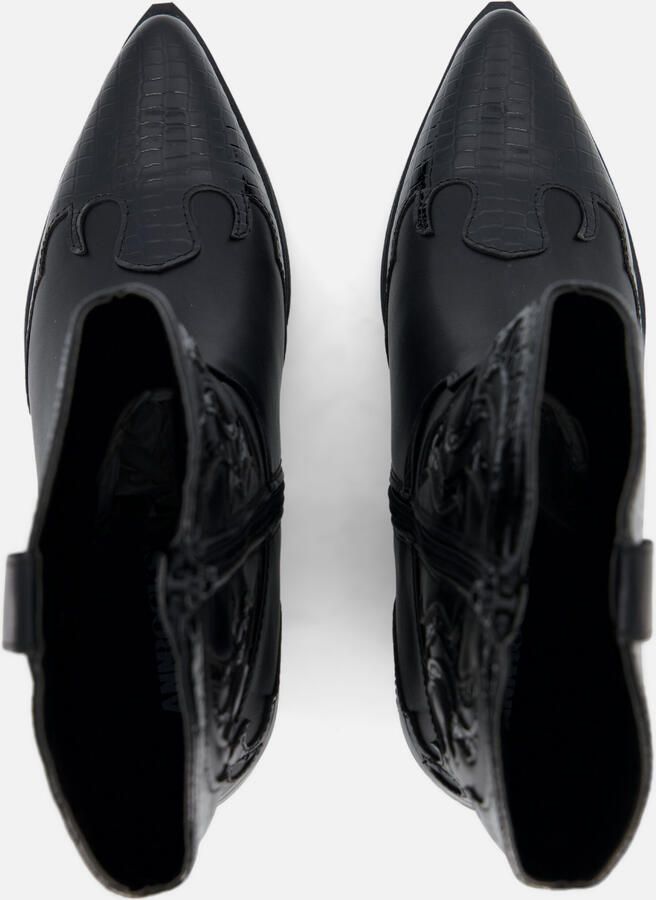 Ann Rocks Cowboylaarzen zwart Pu - Foto 2