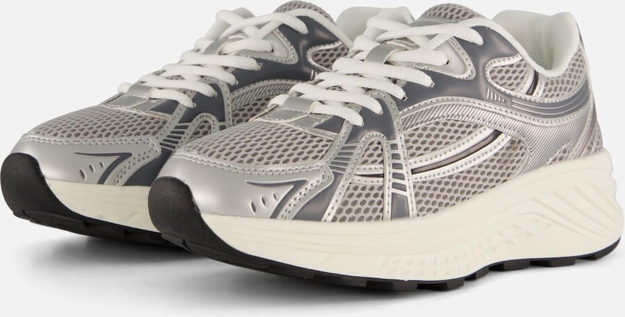 Ann Rocks Sneakers zilver Textiel - Foto 5