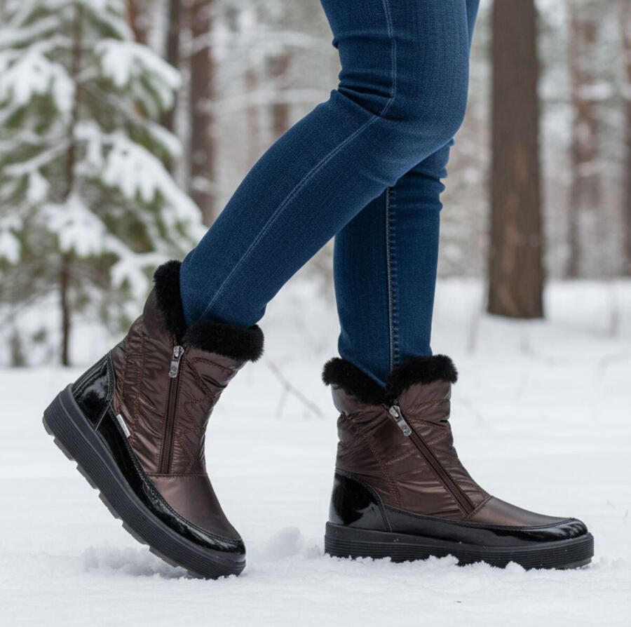 Antarctica Snowboots bruin Nylon Dames