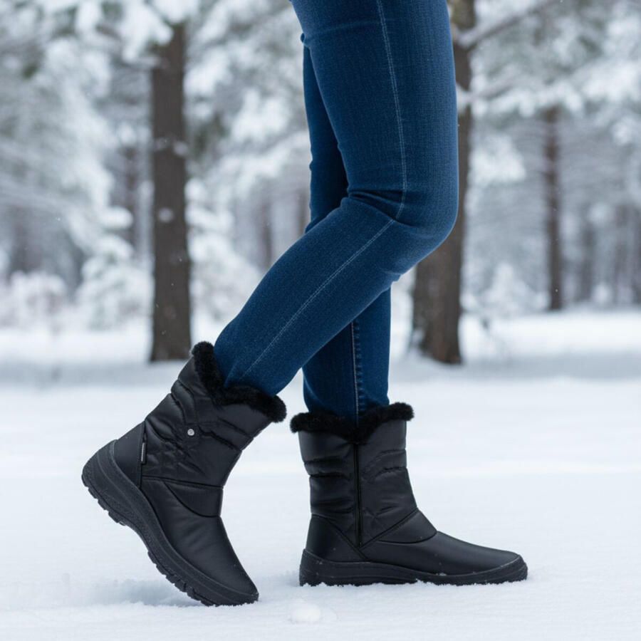 Antarctica Snowboots zwart Nylon 760201 Dames