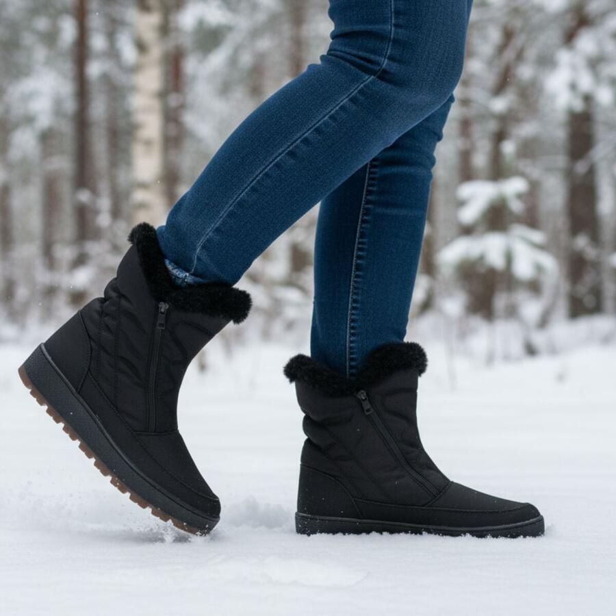 Antarctica Snowboots zwart Nylon 760205 Dames