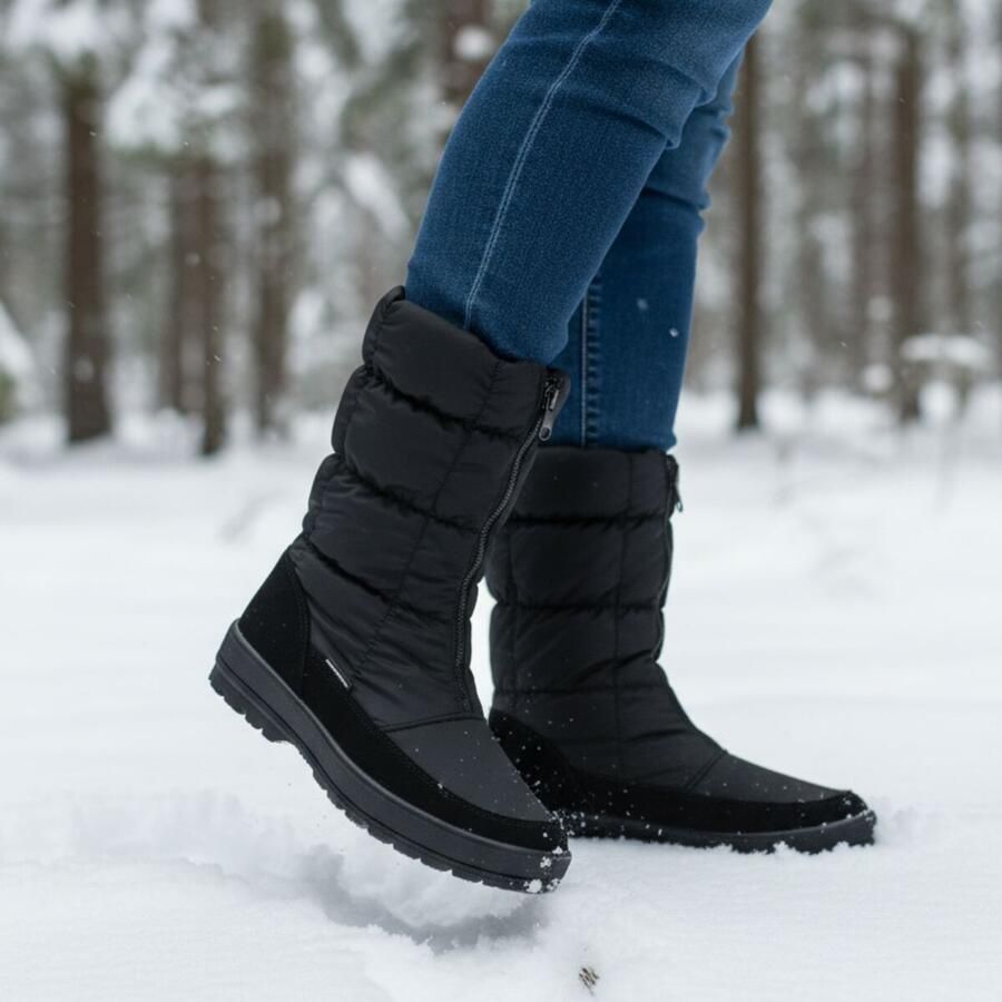 Antarctica Snowboots zwart Nylon 760208 Dames