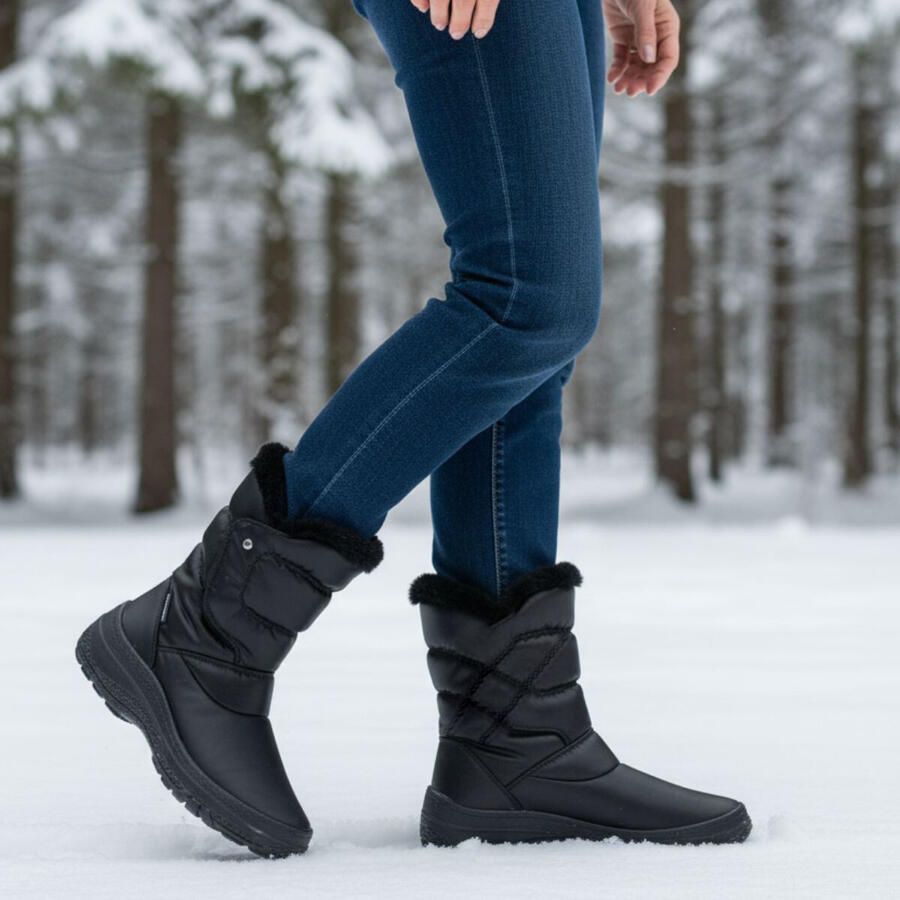 Antarctica Snowboots zwart Nylon Dames