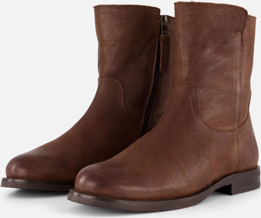 Aqa enkellaarzen cognac
