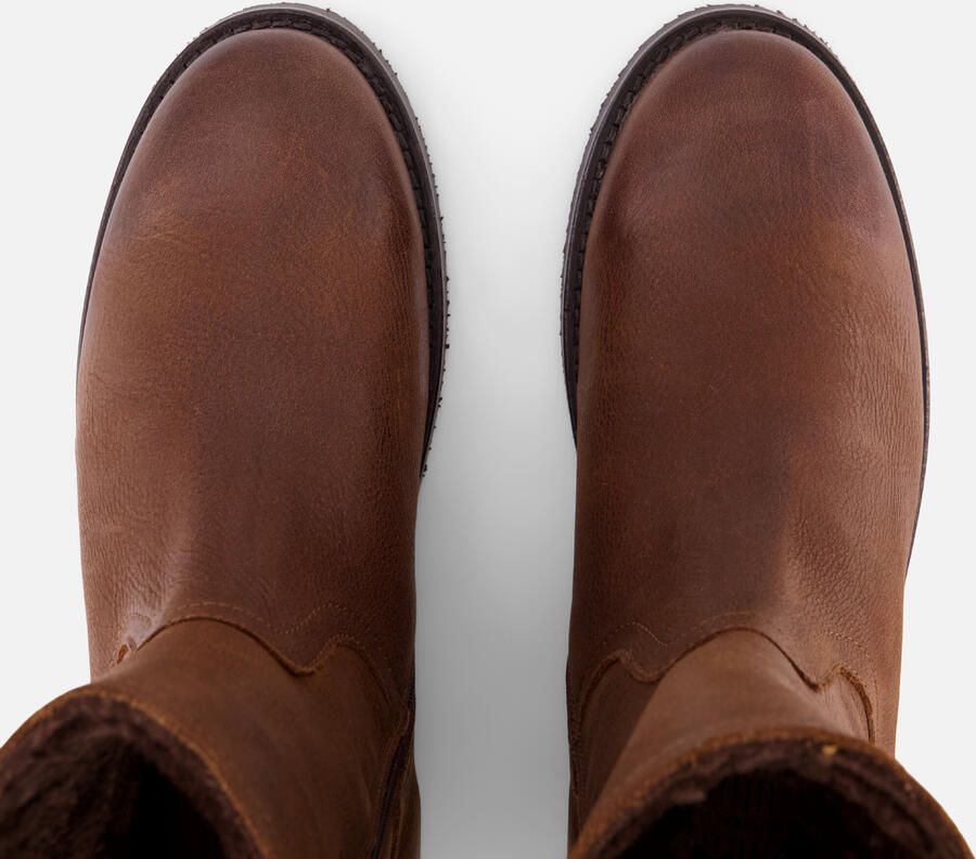AQA Shoes A8971 SnowbootsGevoerde laarzen Dames laarzen Cognac - Foto 4