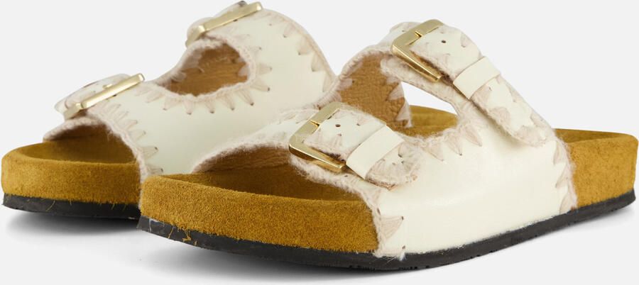 Aqa Slippers beige Textiel Dames - Foto 5