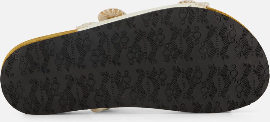 Aqa Slippers beige Textiel Dames - Foto 4