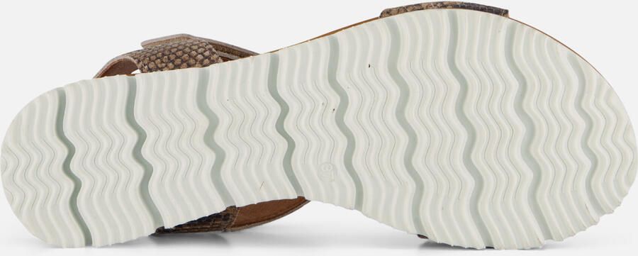 Aqa Snake Sandalen taupe Leer Dames - Foto 5