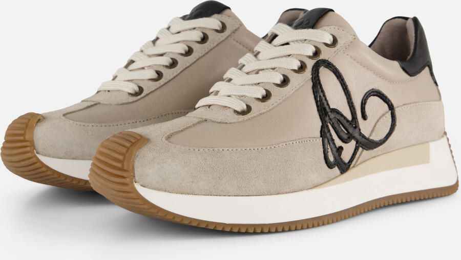 Aqa Sneakers beige Leer Dames