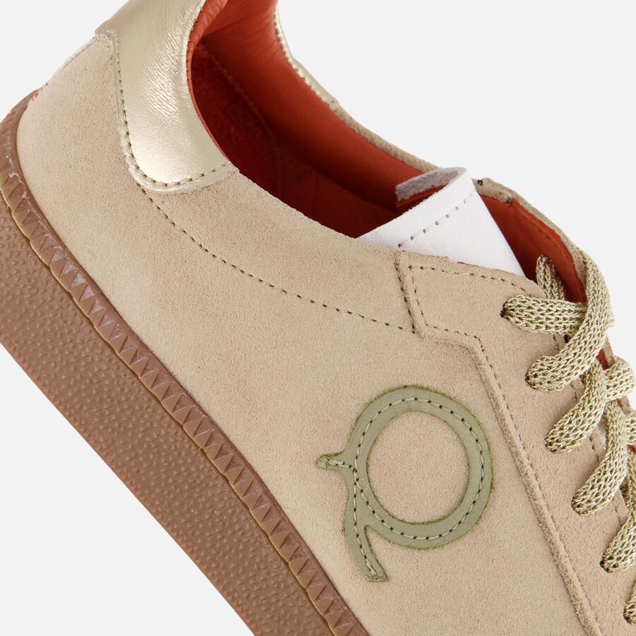 Aqa Sneakers beige Suede Dames - Foto 2