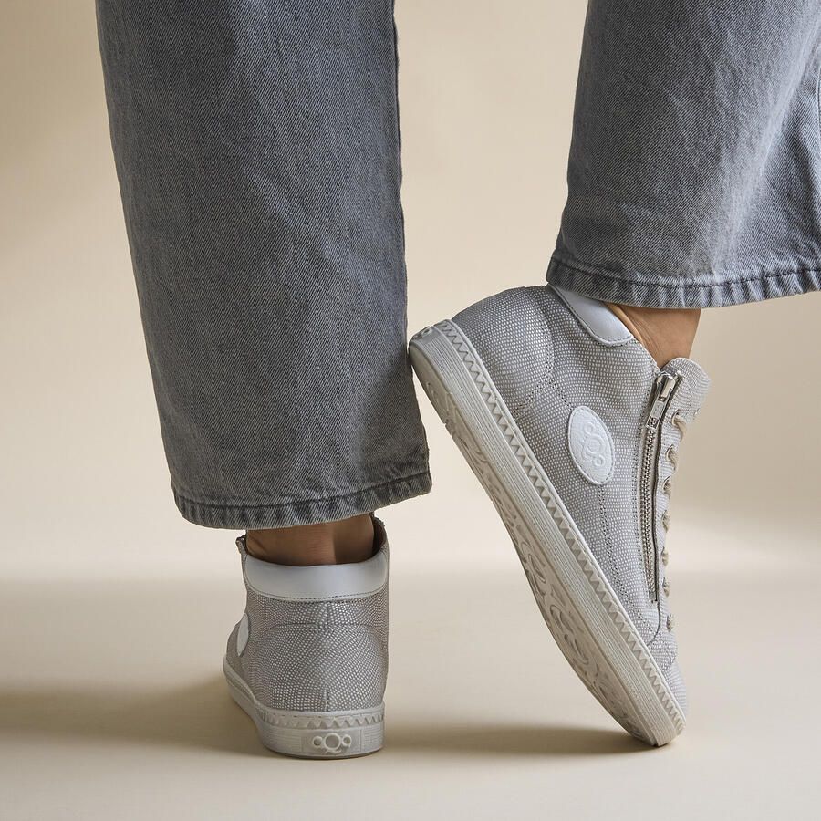 Aqa Sneakers grijs Leer