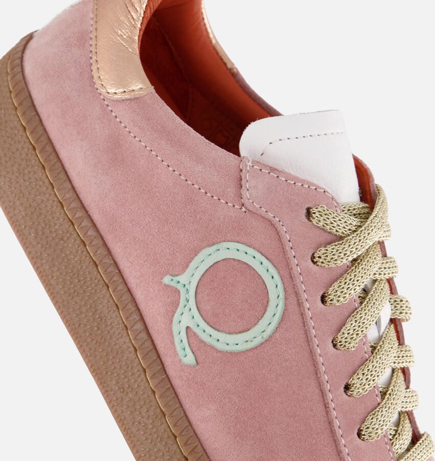 Aqa Sneakers roze Suede Dames - Foto 2