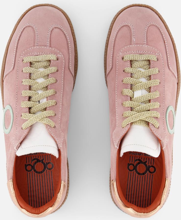 Aqa Sneakers roze Suede Dames - Foto 2