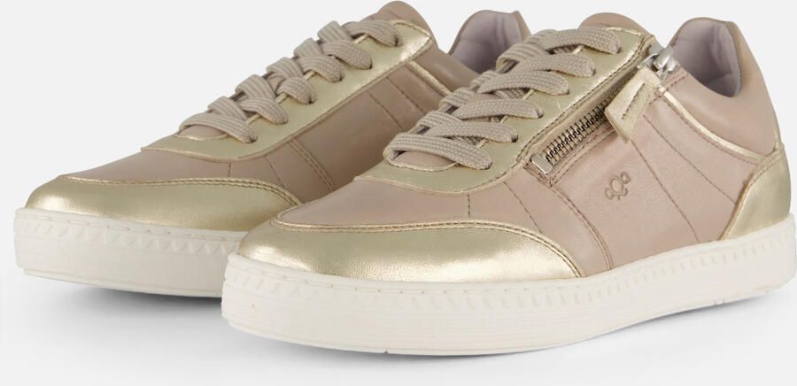 Aqa Sneakers taupe Leer Dames