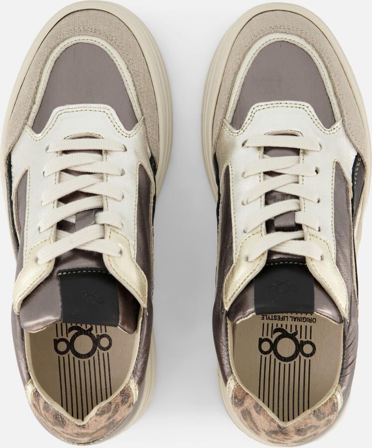 Aqa Sneakers taupe Leer Dames - Foto 2