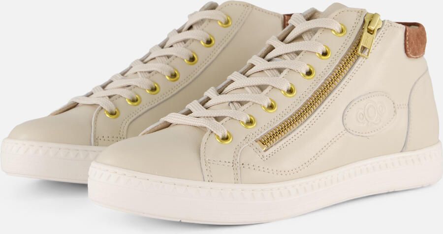 Aqa Sneakers wit Leer Dames