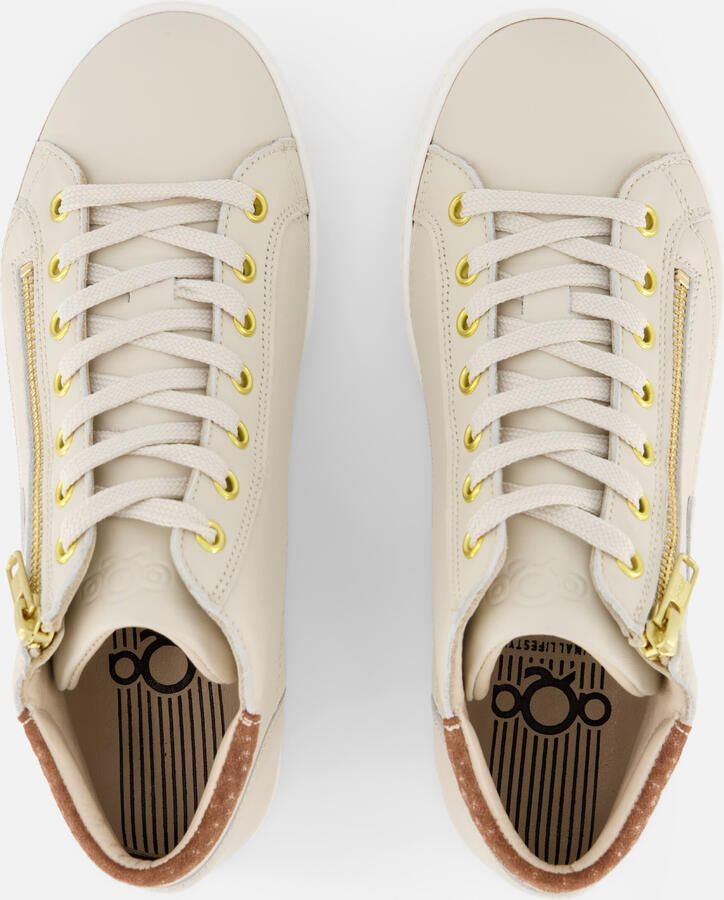 Aqa Sneakers wit Leer Dames - Foto 3