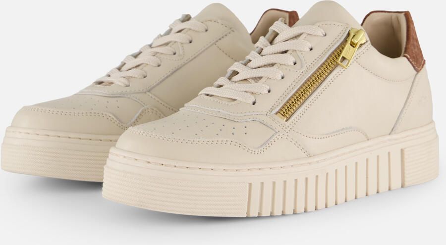 Aqa Sneakers wit Leer Dames