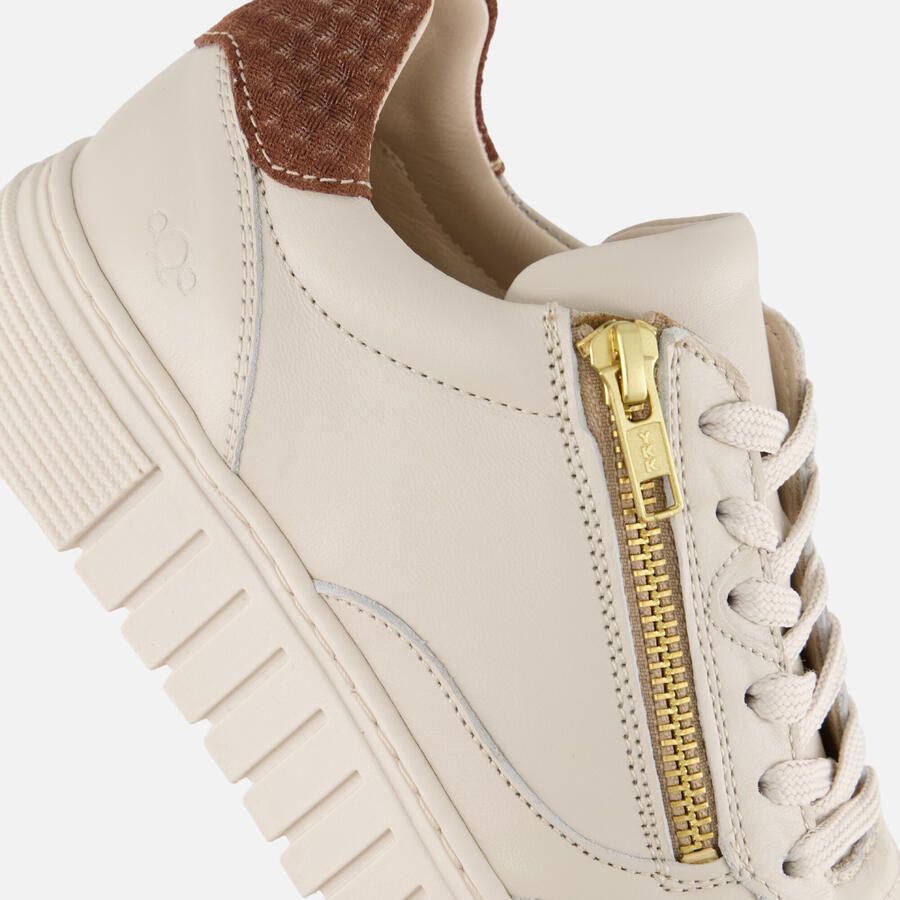 Aqa Sneakers wit Leer Dames - Foto 2