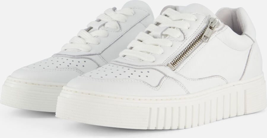 Aqa Sneakers wit Leer Dames - Foto 4