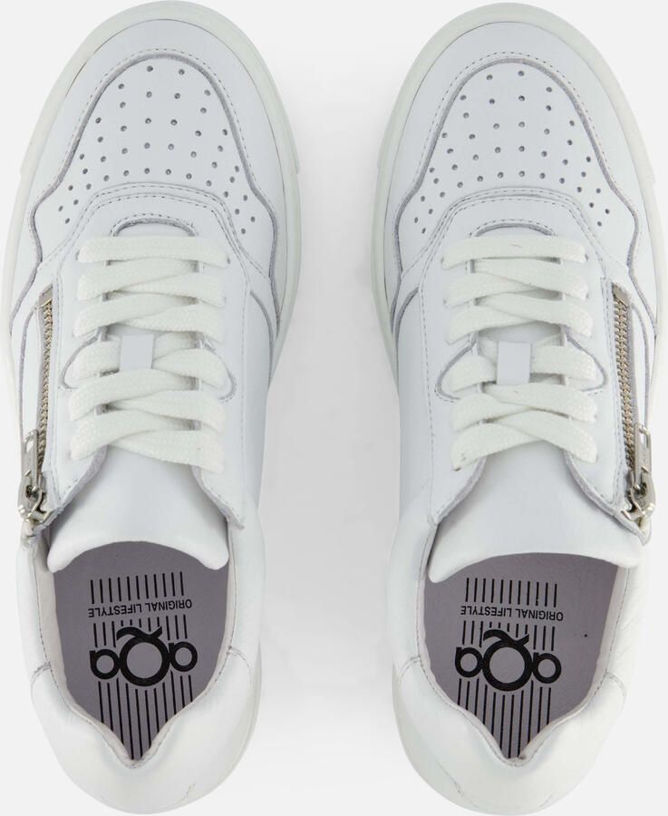 Aqa Sneakers wit Leer Dames - Foto 2