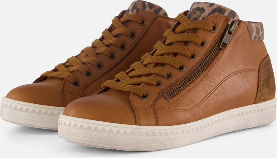 Aqa Veterboots cognac Leer Dames