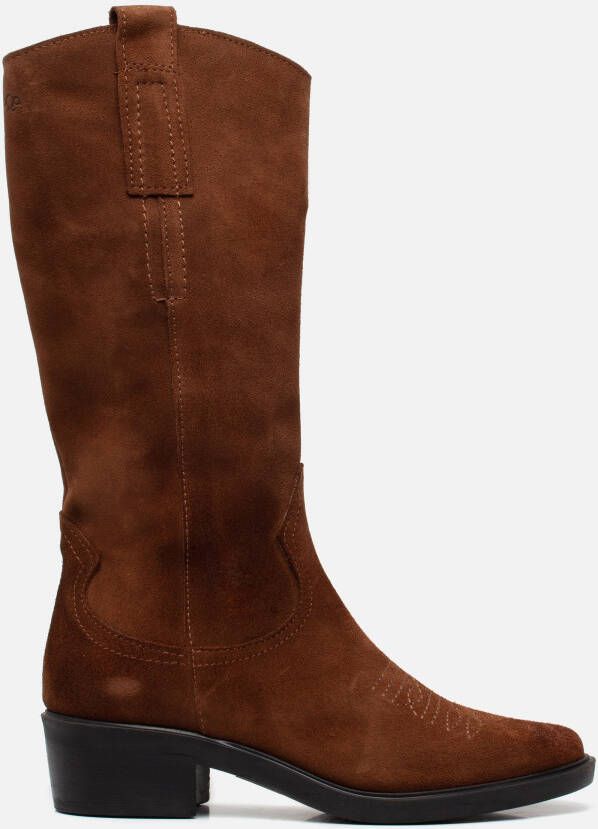 AQA Shoes A8496 Volwassenen Cowboylaarzen Cognac