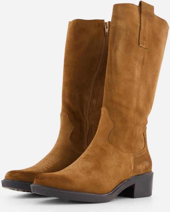 AQA Shoes A8496~~~~~~~~~~~~~~~~~~~~~~~~~ Cowboylaarzen Cognac