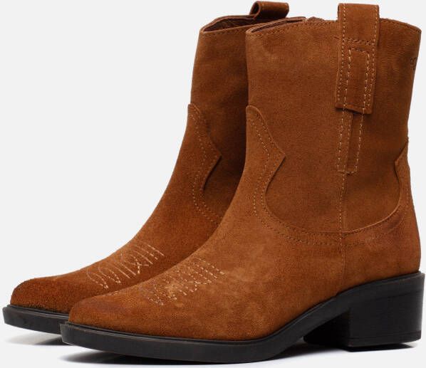 AQA Shoes A8496 Volwassenen Cowboylaarzen Cognac