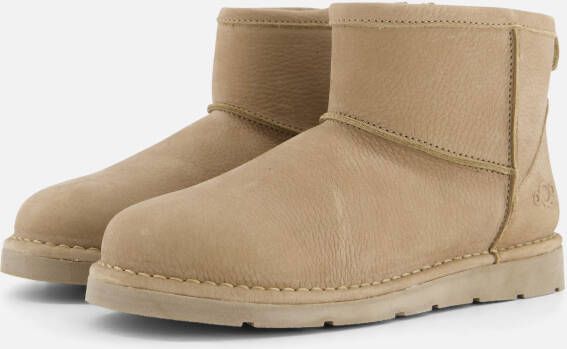 Aqa Enkellaarsjes taupe Nubuck