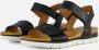 AQA Shoes A8570~~~~~~~~~~~~~~~~~~~~~~~~~ Platte sandalenDames Sandalen Zwart - Thumbnail 2