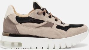 Aqa Sneakers Grijs Suede 102318 Dames