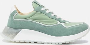 Aqa Sneakers groen Suede