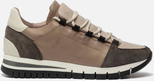 Aqa Sneakers taupe - Schoenen.nl
