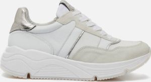 Aqa Sneakers wit Leer Dames