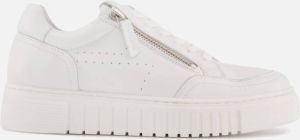 Aqa Shoes A8292 Volwassenen Lage sneakers Wit beige