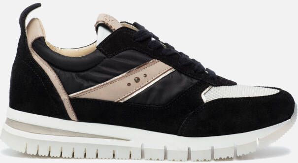 Aqa Sneakers Zwart Suede 101390 Dames Suède