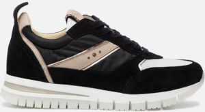 Aqa Sneakers Zwart Suede 101390 Dames Suède