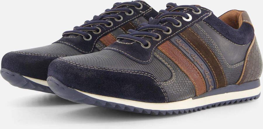 Australian Camaro Lage sneakers Leren Sneaker Heren Blauw - Foto 5