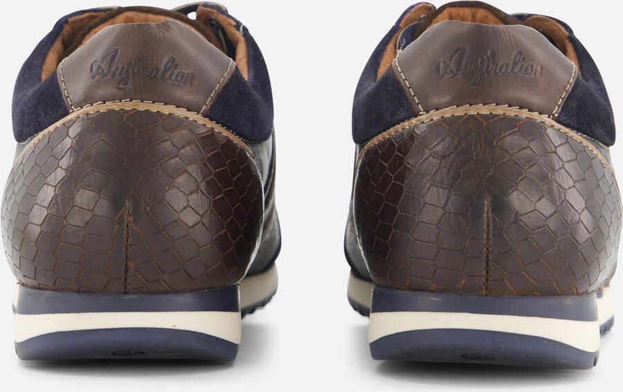 Australian Camaro Lage sneakers Leren Sneaker Heren Blauw - Foto 4