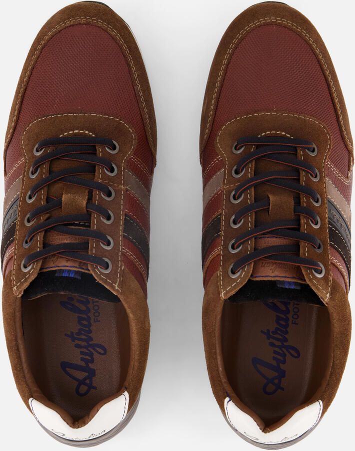 Australian Camaro Lage sneakers Leren Sneaker Heren Bruin - Foto 4